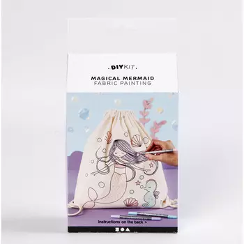 100762 Набор для декорирования хлопковой сумки 'Волшебная русалка', Creativ