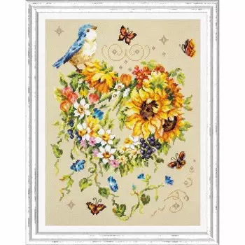 100-141 Набор для вышивания Чудесная игла 'Вдохновение сердца'26х34см