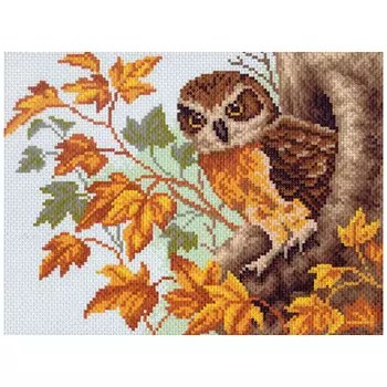 1010-1 Канва с рисунком Матренин посад 'Сова' 28*37см
