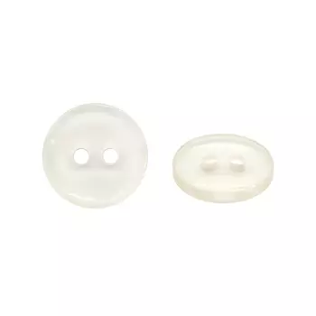 10157/2 Пуговица 20L (13мм) 2пр. (прозрачный)