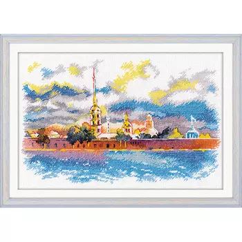 1017 Набор для вышивания ОВЕН 'Петропавловская крепость' 27*18 см