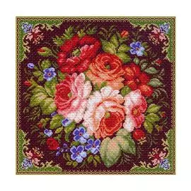 1027 Канва с рисунком 'Матренин посад' 'Весенняя соната', 41*41 см