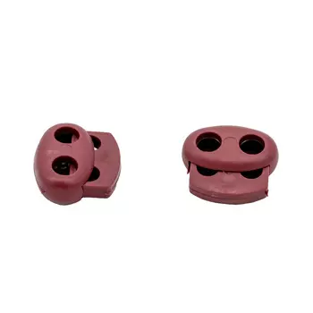 103-М Фиксатор 'Овал' мал. 2отв. d 4мм, 14*17мм, ПП,4шт пластик Hobby&amp;PRO (бордовый)