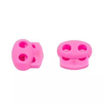 103-М Фиксатор 'Овал' мал. 2отв. d 4мм, 14*17мм, ПП,4шт пластик Hobby&amp;PRO (розовый)