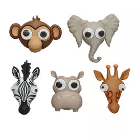 10417, Пуговицы-фигурки. Жизнь - это зоопарк