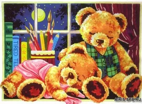 10457-CDA Канва с рисунком Collection D`Art, 40x50 см