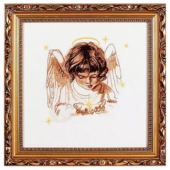 1052 Набор для вышивания Alisena 'Звездочка в ладошках', 22*22 см