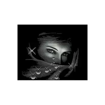 1054 Набор для вышивания Alisena 'Взгляд', 24*21 см