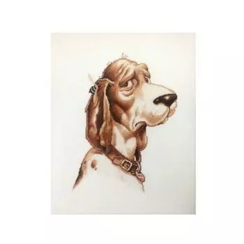 1058 Набор для вышивания Alisena 'Собака', 21*27 см