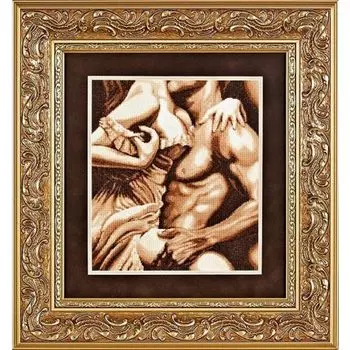 1065 Набор для вышивания Alisena 'Страсть', 30*26 см