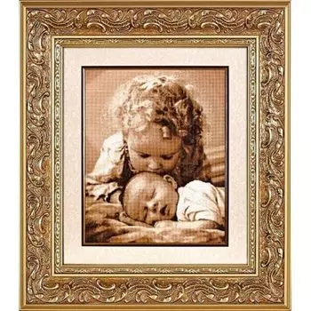 1071 Набор для вышивания Alisena 'Люблю братика', 34*42 см