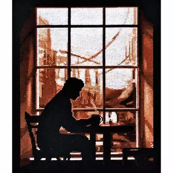 1075 Набор для вышивания Alisena 'Ретро-мужчина' 23*26см