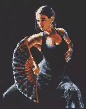 10.003 Набор для вышивания 'Палитра' 'Фламенко', 24х30 см