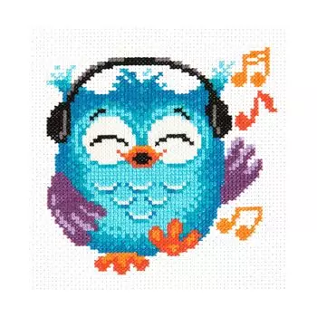 10-33 Набор для вышивания Чудесная игла 'Совёнок' 14*15см