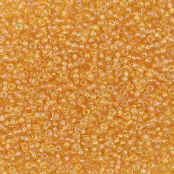 (11020) Бисер прозрачный с радужным покрытием 10/0, круг.отв., 50г, Preciosa