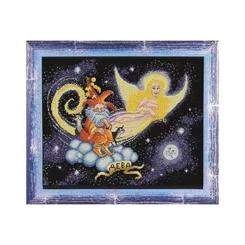 1105 Набор для вышивания Alisena 'Знаки зодиака - Дева', 30*23 см