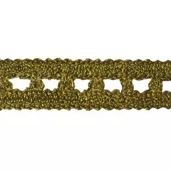 1105 Тесьма вязаная, 20 мм*9 м (зеленый)