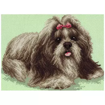 1108-1 Канва с рисунком Матренин посад 'Джесика' 18*24см.(28*37см)