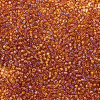 (11090) 331-19001-10/0 Бисер прозрачный радужный 10/0, круг.отв., 20гр Preciosa