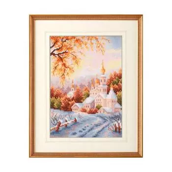 110-061 Набор для вышивания Чудесная игла 'Снежная обитель'15*20см