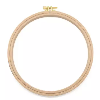 110-4 Пяльцы круглые буковые, d=190 мм, выс. обода 16 мм, Nurge Hobby