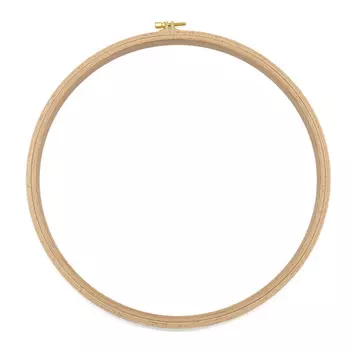 110-8 Пяльцы круглые буковые, d=310 мм, выс. обода 16 мм, Nurge Hobby