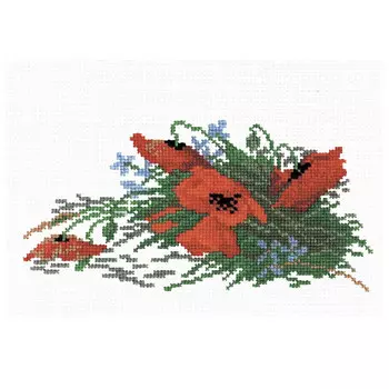 110 Набор для вышивания РС-Студия 'Маки' 9*17 см