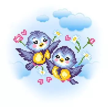 111/Б Набор для вышивания бисером 'Матренин посад' 'Цветочный салют', 28*34 см