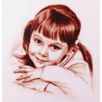 1121 Набор для вышивания Alisena 'Улыбнись', 34*31 см