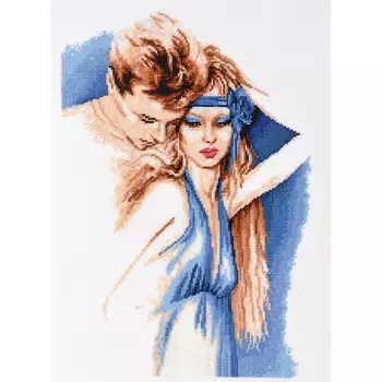 1139 Набор для вышивания Alisena 'Нежность в голубом' 32*22см