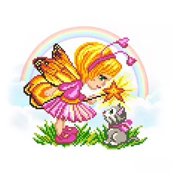 114/Б Набор для вышивания бисером 'Матренин посад' 'Уроки волшебства', 28*34 см