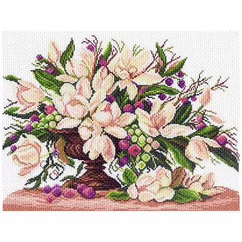 1152 Канва с рисунком 'Матренин посад' 'Флердоранж', 37*49 см