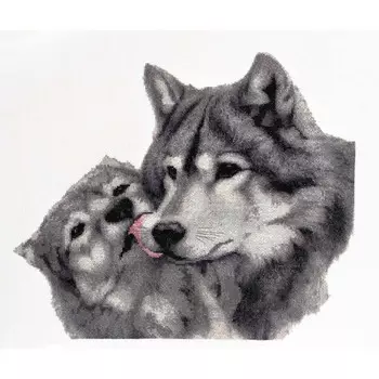 1157 Набор для вышивания Alisena 'Верность',36*26 см