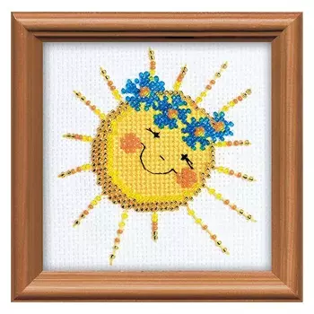 1164 Набор для вышивания бисером Риолис 'Доброе утро', 10*10 см