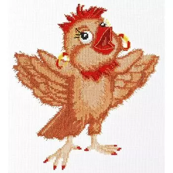 1165 Набор для вышивания Alisena 'Курочка', 18*17 см
