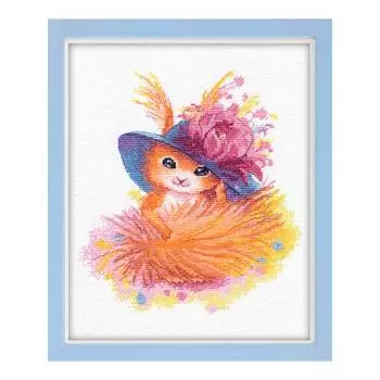 1167 Набор для вышивания ОВЕН 'Лесная модница'22*20см