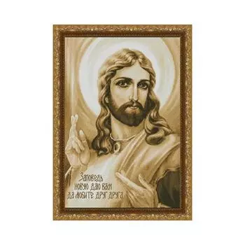1171 Набор для вышивания Alisena 'Иисус', 30*22 см