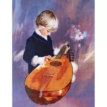 1175 Набор для вышивания Alisena 'Юный музыкант', 42*33 см