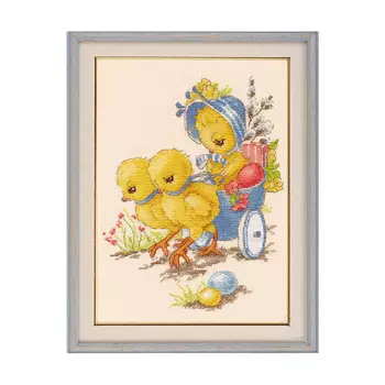 1178 Набор для вышивания ОВЕН ' Встречаем Пасху' 21*16см