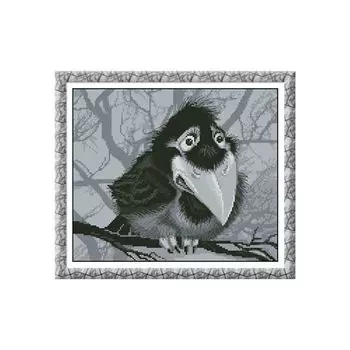1190 Набор для вышивания Alisena 'Вороненок', 22*19 см