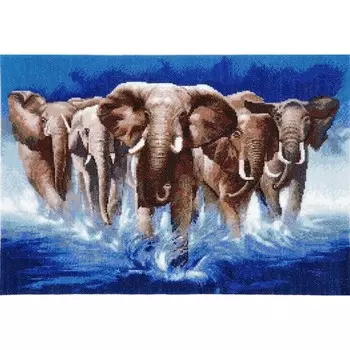 1192 Набор для вышивания Alisena 'Водные процедуры', 39*27 см