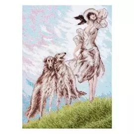 11.014 Набор для вышивания Палитра 'Три грации '20х27 см