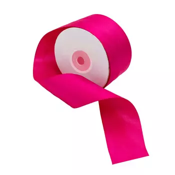 11 Лента атласная 5,0см*32,9м (8051 фуксия)