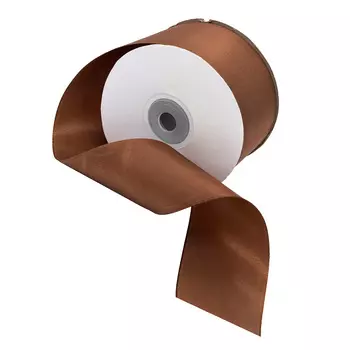 11 Лента атласная 5,0см*32,9м (8134/3134 коричневый)