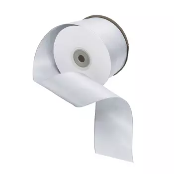 11 Лента атласная 5,0см*32,9м (8139 серебристо-серый)