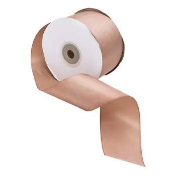 11 Лента атласная 5,0см*32,9м (8130 кремовый)