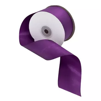 11 Лента атласная 5,0см*32,9м (8124 фиолетовый)