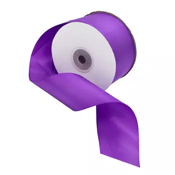 11 Лента атласная 5,0см*32,9м (8122 фиолетовый)