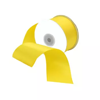 11 Лента атласная 5,0см*32,9м (8012 лимонный)