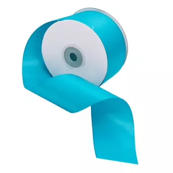 11 Лента атласная 5,0см*32,9м (8094/3153 бирюзовый)